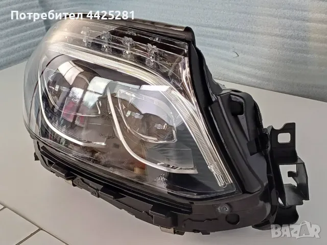 фар ляв и десен Mercedes GLS X166 model 2015-2019 г. #1018V #1019V, снимка 4 - Части - 49636135