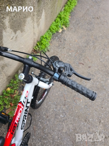 Алуминиев Детски велосипед 20цола 6 скорости палцови команди Перфектен, снимка 5 - Велосипеди - 52523620