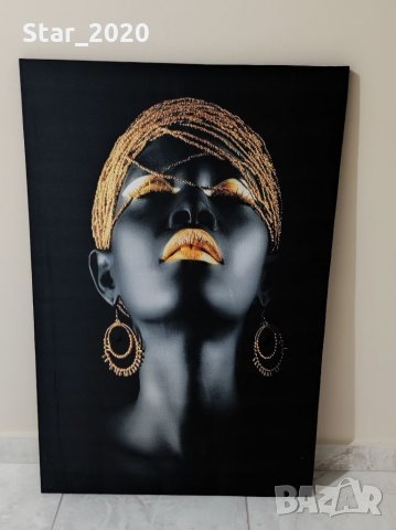 Светеща картина с Led осветление - дамата 3