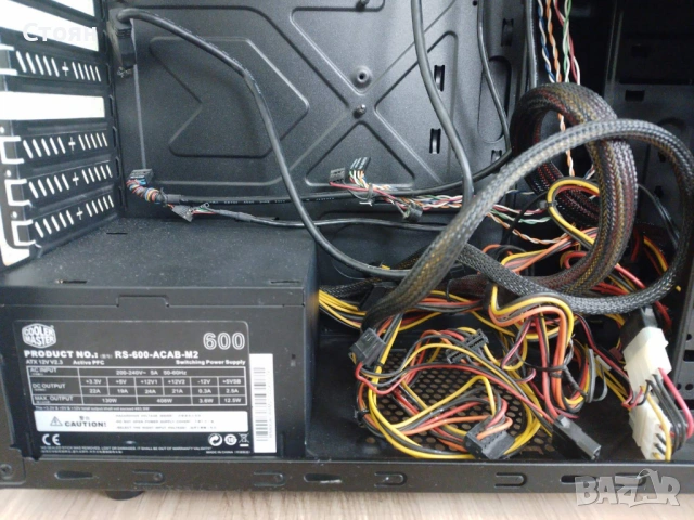 Компютърна кутия Cooler Master K350 Mid Tower със захранване RS-600-ACAB-M2, снимка 8 - Захранвания и кутии - 53304662