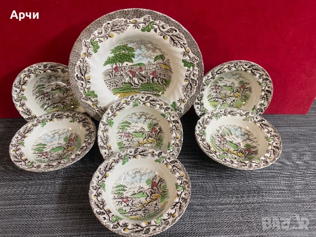 Английски порцелан, снимка 3 - Сервизи - 53781615