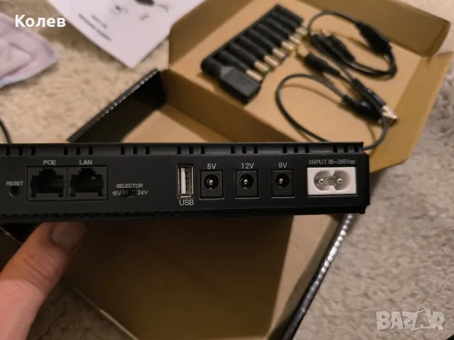 UPS DC1036P  5v ,9v, 12v, снимка 4 - Друга електроника - 49174473