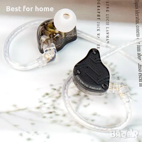 Модернизирани слушалки за поставяне в ушите KZ ZS10 PRO X , снимка 4 - Слушалки и портативни колонки - 49846499