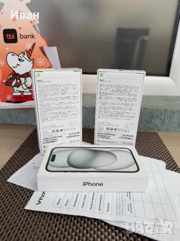 24м‼️Нов•iphone 15 ЛИЗИНГ 52лв/м айфон Black 15 черни, снимка 2 - Apple iPhone - 49191734