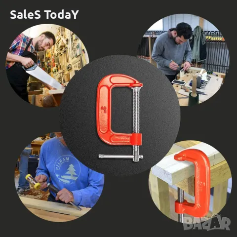 Стяги 3 бр, чугун, комплект, снимка 1