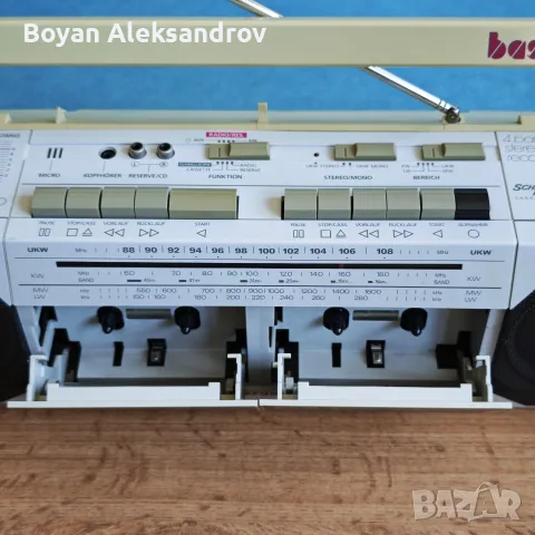 Ретро Стерео Радиокасетофон Telefunken RC 760 TS с Bass Booster – Немска Мощ, снимка 3 - Радиокасетофони, транзистори - 56068964