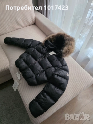 дамско яке Moncler с естествен пух от лисица, снимка 2 - Якета - 52912675