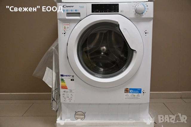 Пералня за вграждане CANDY CBW 48TWME-S програма с пара, инверторен мотор, снимка 4 - Перални - 53324811