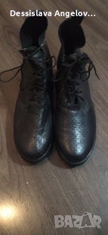 Дамски летни боти естествена кожа 38