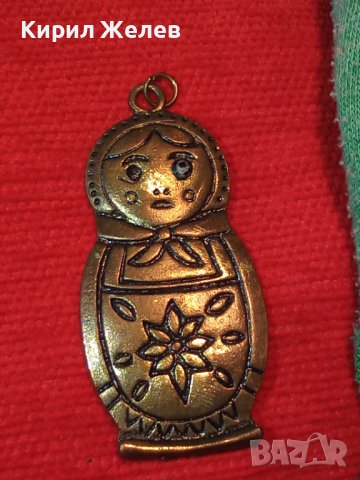МЕСИНГОВА МАТРЬОШКА АРТ ВИСУЛКА УКРАШЕНИЕ 15367, снимка 9 - Колиета, медальони, синджири - 32266560
