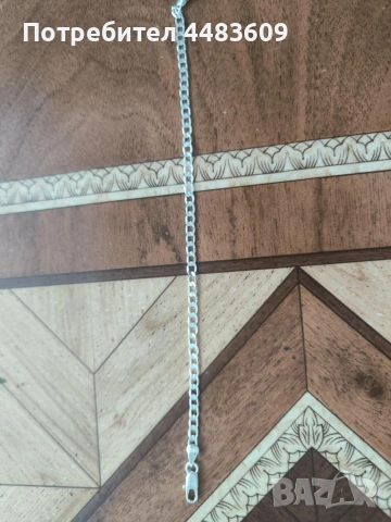 Сребърна Гривна , снимка 4 - Гривни - 53483353