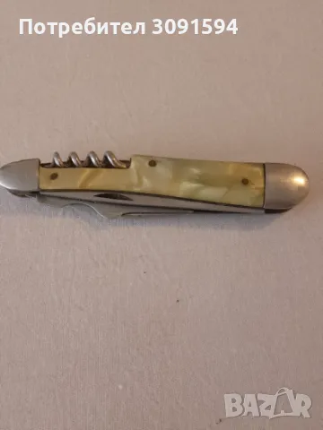  Буковец ,Старо седефено колекционерско туристическо ножче, снимка 3 - Други ценни предмети - 50127056