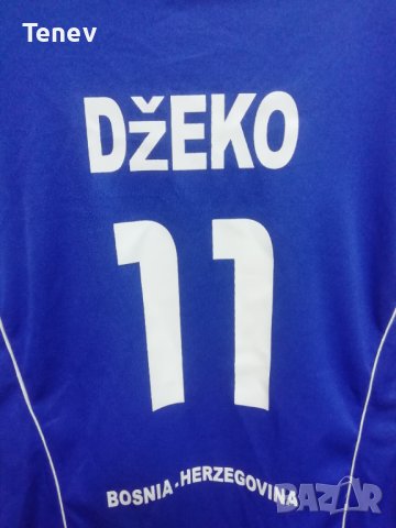 Bosnia and Herzegovina Edin Dzeko Legea футболна тениска фланелка Джеко Босна , снимка 3 - Тениски - 41702779