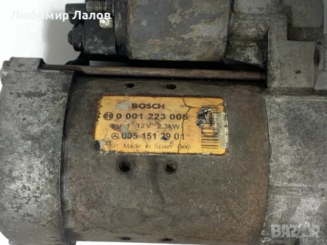 Стартер за Мерцедес МЛ Mercedes-Benz ML class W163 2.7 CDI (98-05)г. 0051512901, снимка 2 - Части - 49329403