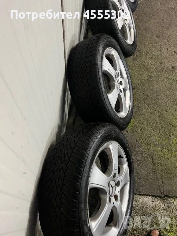 Гуми 195/55/16 цола на мерцедес a180 cdi, снимка 4 - Гуми и джанти - 51275373