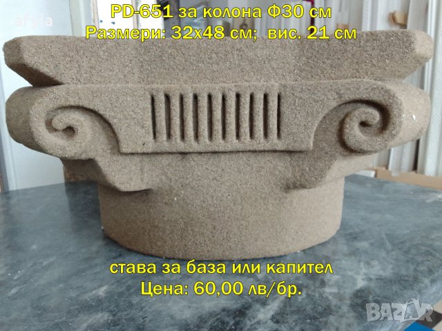 декоративни капители за колони, снимка 4 - Декорация за дома - 35874479