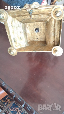 Свещник месинг Ар Нуво, снимка 10 - Декорация за дома - 53681928