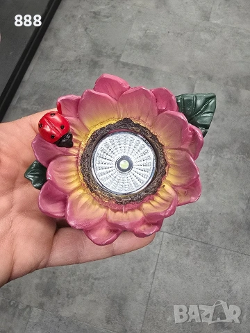 градински соларни лампи цветя, снимка 2 - Соларни лампи - 53738614