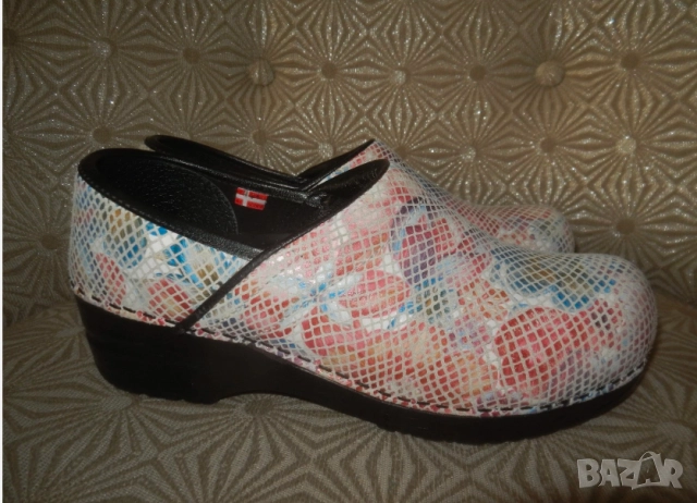 Дамски сабо Sanita Tivoli от велур и кожа номер 40 , снимка 2 - Други - 51925007