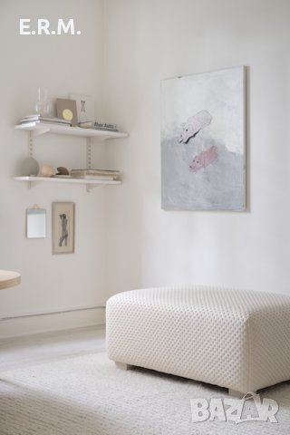 Модулна система от рафтове Регулируем висящ рафт 80см х 25см 20кг. на рафт, снимка 4 - Етажерки - 41552655