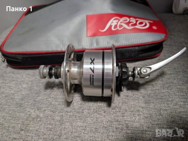 Динамо Главина Shimano Deore LX, снимка 2 - Части за велосипеди - 53274992