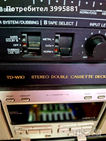 JVC TD-W10 stereo double cassette deck, снимка 9 - Декове - 44748636