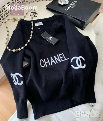 Ch🅰️nel дамски блузи Два цвята , снимка 2 - Блузи с дълъг ръкав и пуловери - 48437174