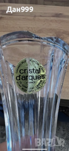 Красива малка , кристална ваза, снимка 5 - Вази - 53052107