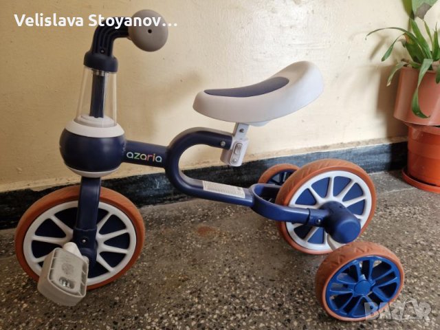 Продава Колело баланс Azaria HD-100 Син, снимка 3 - Детски велосипеди, триколки и коли - 41905898