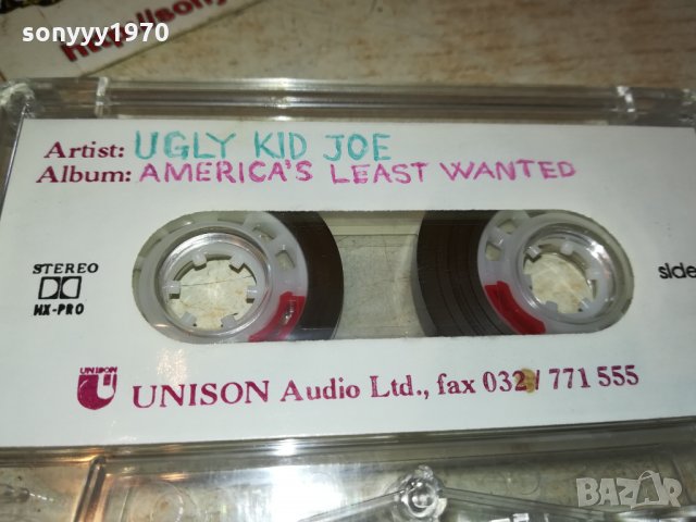 заявена-UGLY KID JOE-АУДИОКАСЕТА 0811211219, снимка 9 - Аудио касети - 34733486