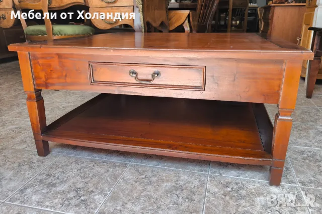 Квадратна холна маса от масив, снимка 4 - Маси - 55736045