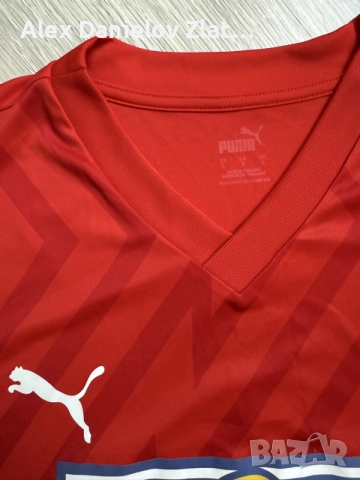 Мъжка футболна / спортна тениска Puma x Red Bull Four 2 Score (Размер L), снимка 2 - Тениски - 55860236