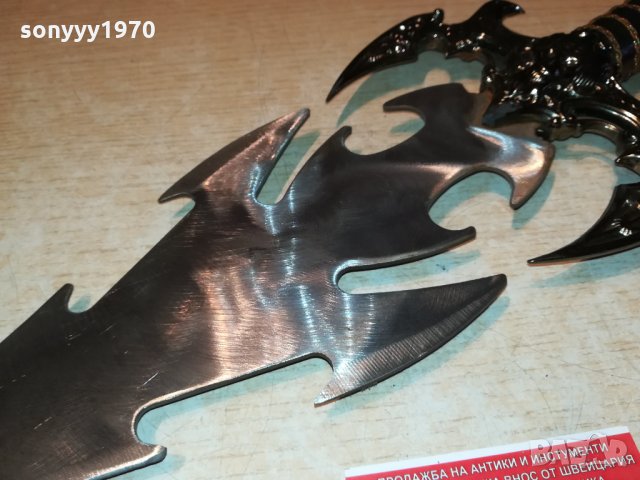 *огромен футуристичен меч-88см-внос германия 1302221712, снимка 6 - Антикварни и старинни предмети - 35775491