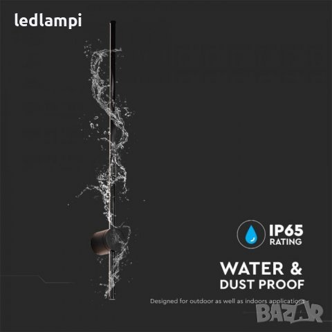 LED Аплик 12W Черен IP65, снимка 3 - Външни лампи - 40195471