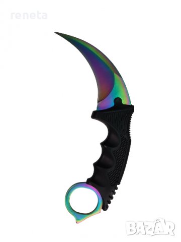 Нож Ahelos, Карамбит, Остър, Многоцветен, снимка 1