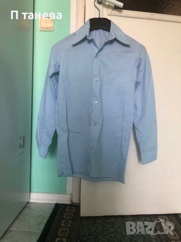 Светло синя мъжка риза, снимка 1 - Ризи - 19187990