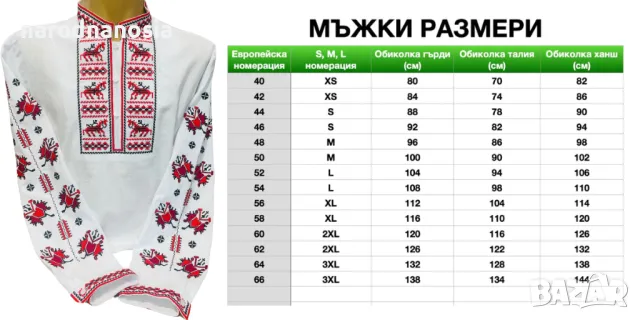 МЪЖКА РИЗА С БРОДИРАНА ШЕВИЦА - Модел 31, снимка 2 - Други - 49201491
