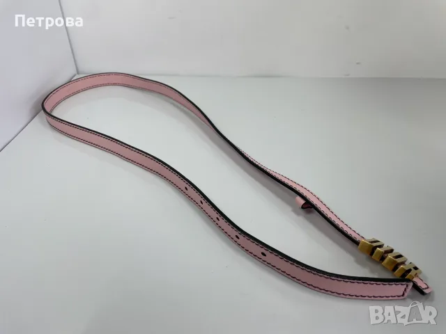 Тънък кожен колан Dior 90см Оригинал, снимка 4 - Колани - 55846094
