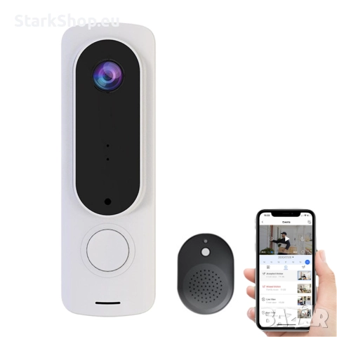 T33 Смарт видео звънец PIR детекция на движение