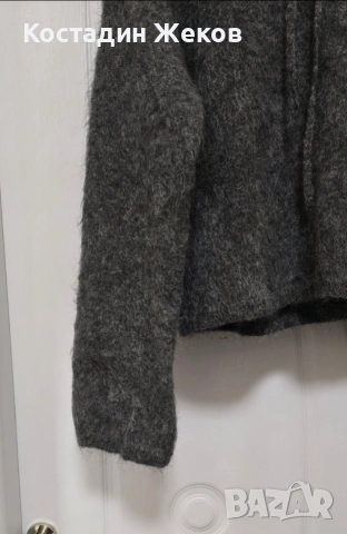  Ново. Дамско оригинално худи от мохер ,супер мек с качулка. & Other Stories. , снимка 7 - Блузи с дълъг ръкав и пуловери - 53137715