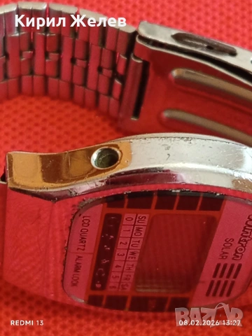 Винтидж електтронен часовник Wintron solar рядък за КОЛЕКЦИЯ 53632, снимка 5 - Антикварни и старинни предмети - 53401085