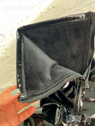 Дамски ботуши от лак, снимка 6 - Дамски ботуши - 52306081