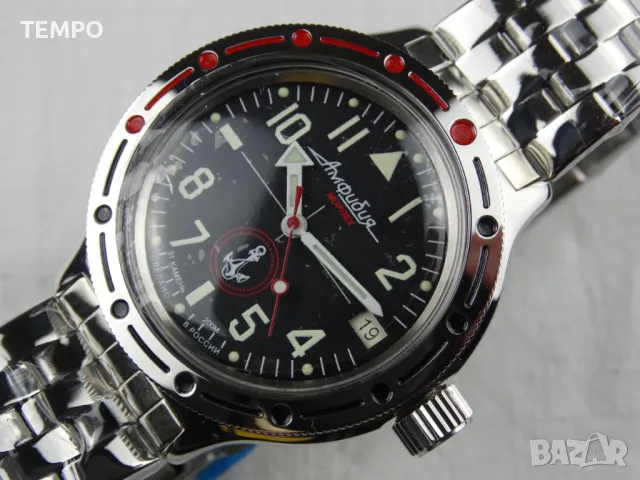 ВОСТОК АМФИБИЯ АВТОМАТИЧЕН- "МорПех" ref: 420959, снимка 10 - Мъжки - 43312649