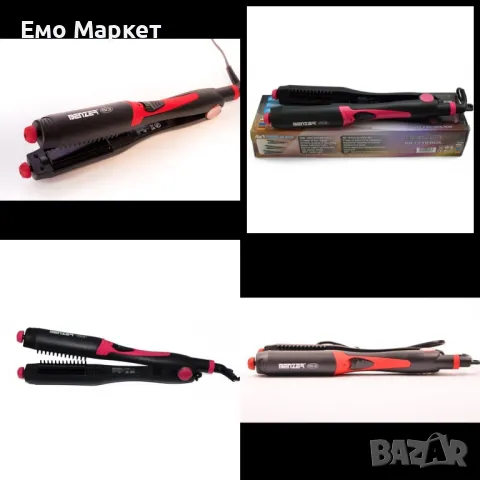 Преса за коса 4 в 1 Benzer BR-1716-HCR