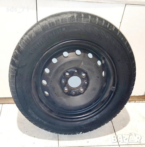 2 бр гуми Continental с джанти 4 отвора 13 цола ,165/65/13,монтирани и балансирани 40 евро двете