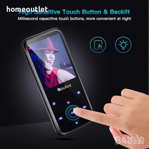 ПРОМОЦИЯ MP3 плейър COULAX с Bluetooth, 2.4'' екран и HiFi звук, снимка 7 - MP3 и MP4 плеъри - 53708515