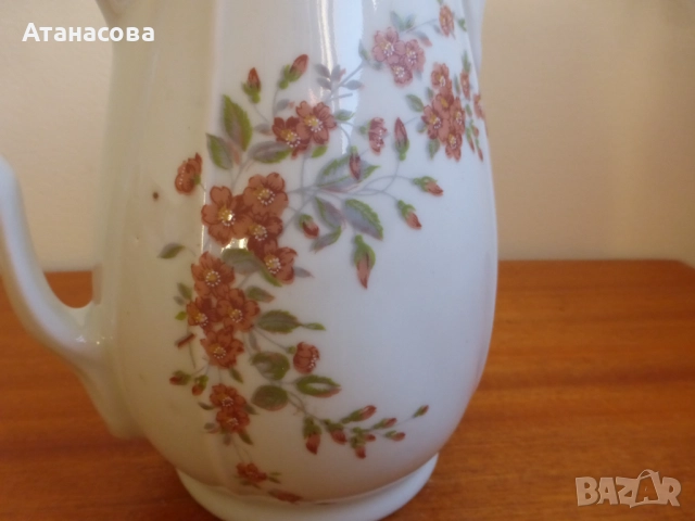 Кана български порцелан Коста Йорданов Видин 1960 г 1, снимка 5 - Аксесоари за кухня - 52415215