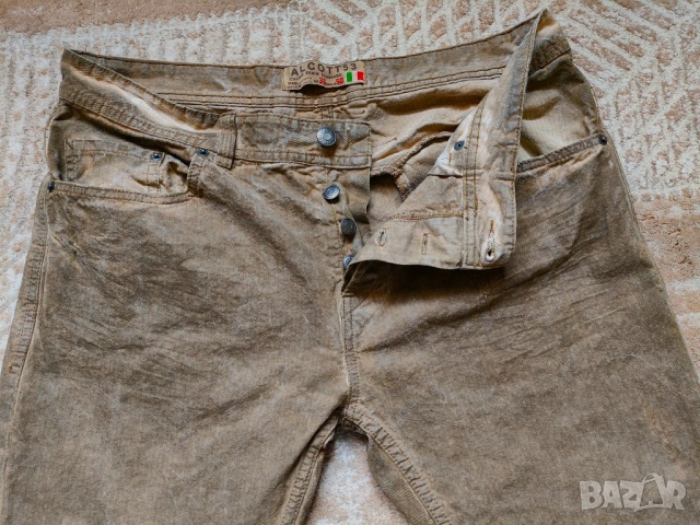 Италиански дънки Alcott 53, слим, № 36 (L), шоколадов цвят 