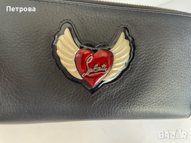 Кожен портфейл Christian Louboutin Оригинал, снимка 3 - Портфейли, портмонета - 51767203