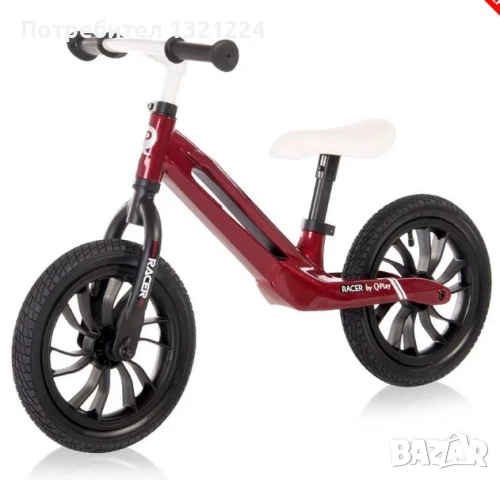 LORELLI Q Play Баланс колело без педали RACER RED&WHITE